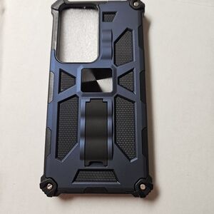 Samsung Galaxy S23 Ultra Rugged Blue and Black Phone Case‎